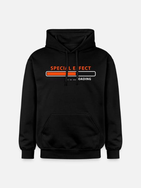 loading Special Effect - be patient - Gildan Unisex Softstyle® Midweight Hoodie - black