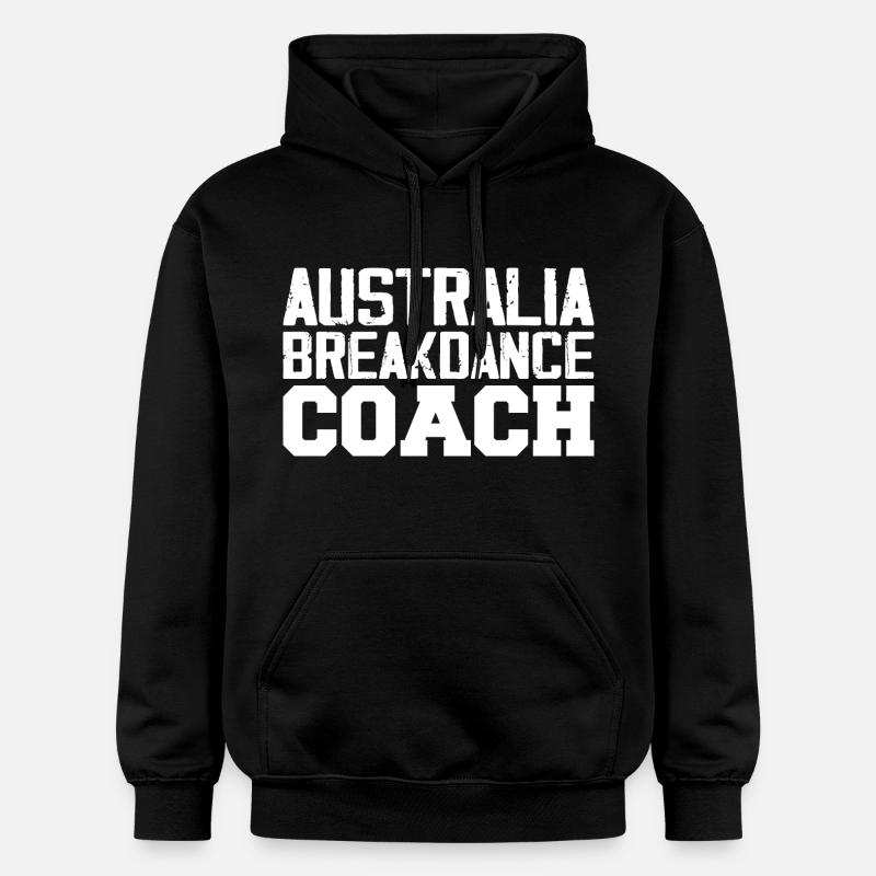 Australia Breakdance Coach - Sweat à capuche Softstyle® Gildan Unisexe - noir