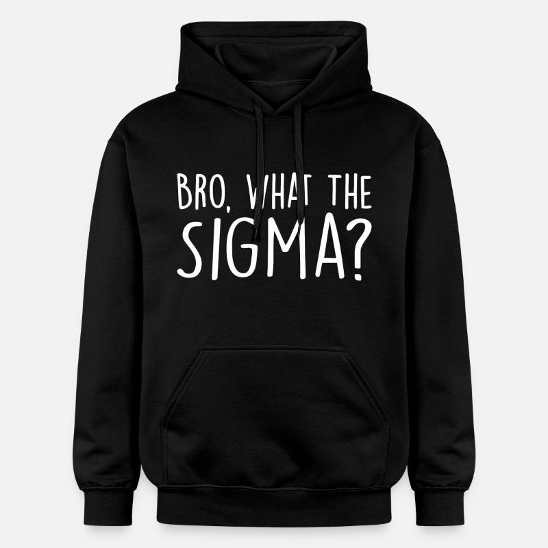 Bro, what the sigma ? - Sweat à capuche Softstyle® Gildan Unisexe - noir