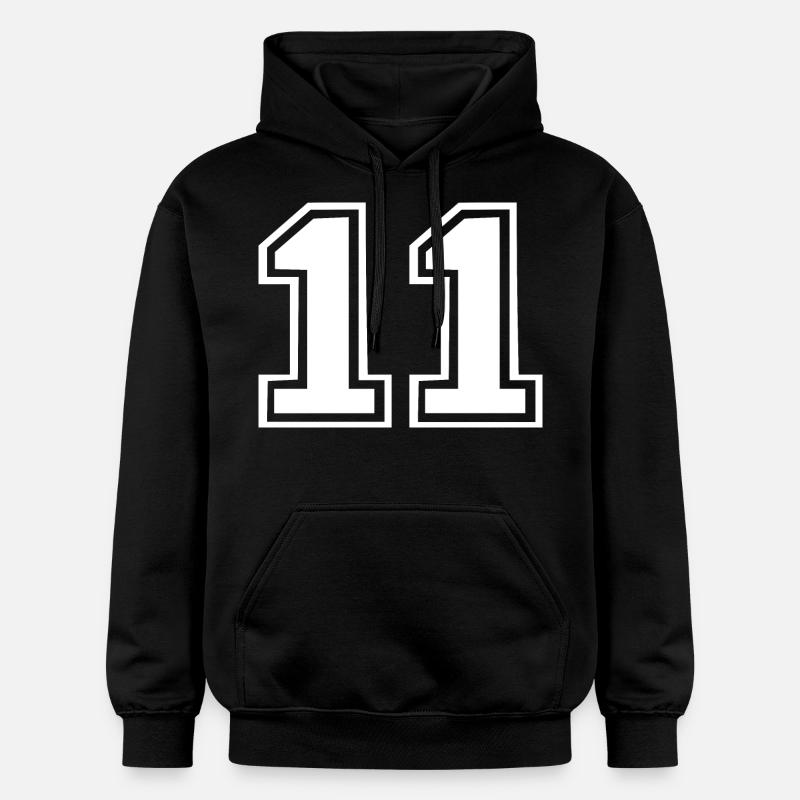 11 - Sweat à capuche Softstyle® Gildan Unisexe - noir