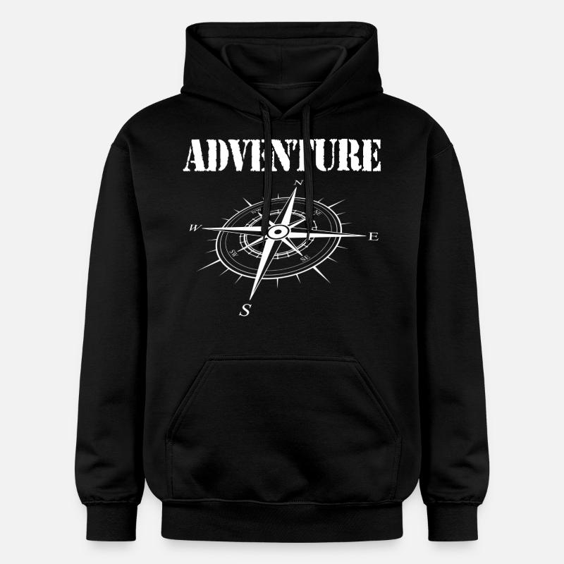 Aventure - Sweat à capuche Softstyle® Gildan Unisexe - noir