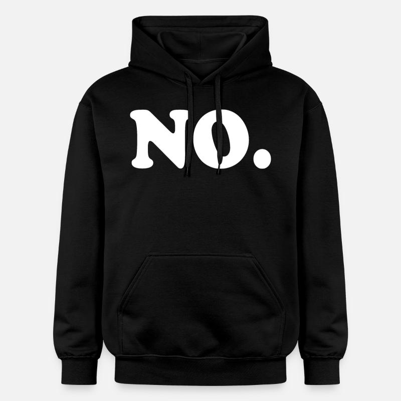 No - Sweat à capuche Softstyle® Gildan Unisexe - noir