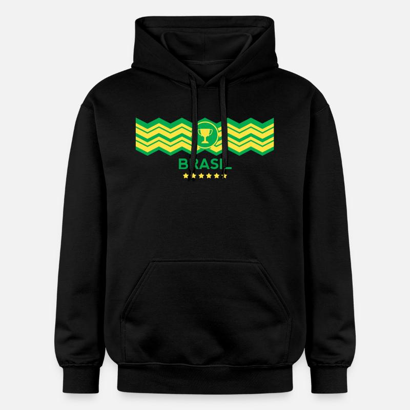 Campeão do mundo Brasil - Sweat à capuche Softstyle® Gildan Unisexe - noir