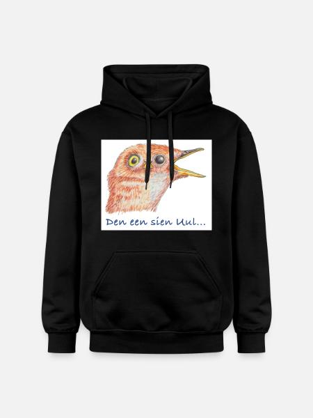 PlattSnack – Den een sien Uul... - Gildan Unisex Softstyle® Midweight Hoodie - Schwarz