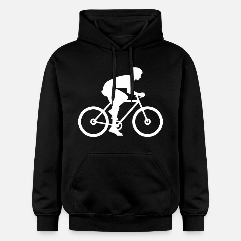 Conception de cadeaux pour le cyclisme - Sweat à capuche Softstyle® Gildan Unisexe - noir