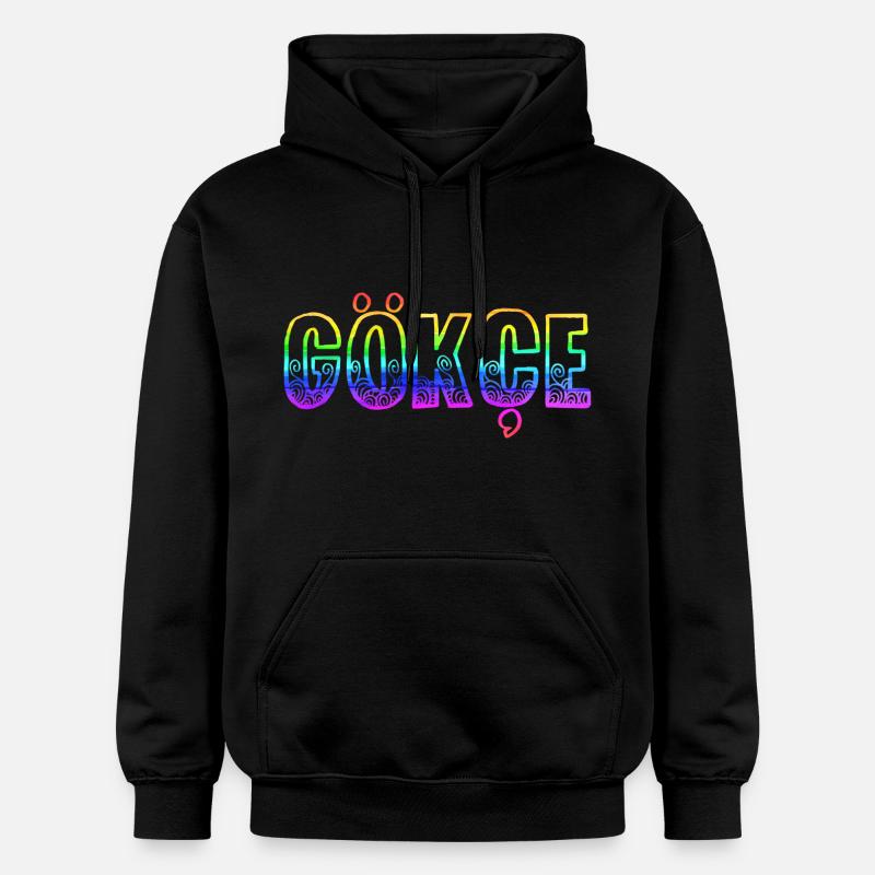 Gökçe RS Arc-en-ciel - Sweat à capuche Softstyle® Gildan Unisexe - noir