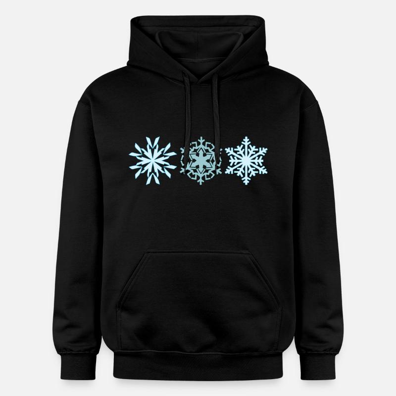 Flocons - Sweat à capuche Softstyle® Gildan Unisexe - noir