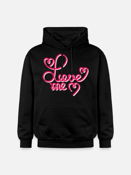Love ME - Gildan Unisex Softstyle® Midweight Hoodie - black