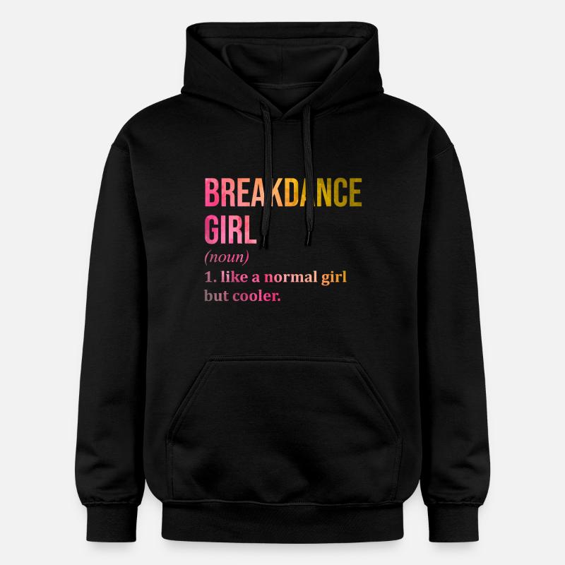 Danse break - Sweat à capuche Softstyle® Gildan Unisexe - noir