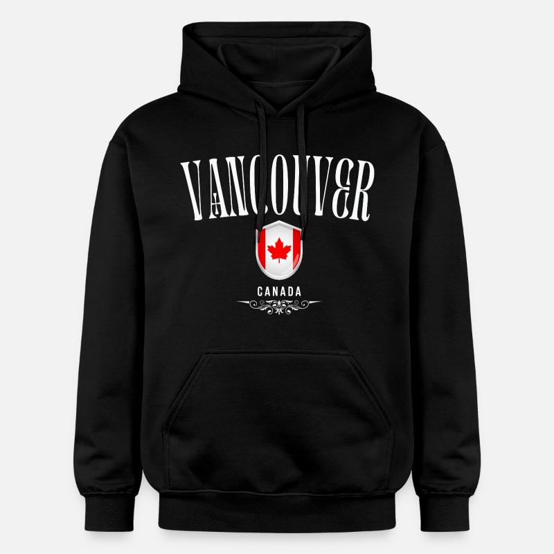 Vancouver Canada, souvenir de Vancouver - Sweat à capuche Softstyle® Gildan Unisexe - noir