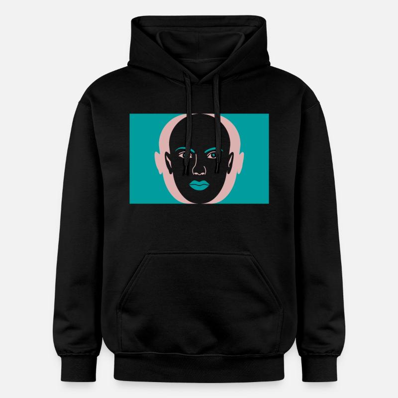 Design féminin - Sweat à capuche Softstyle® Gildan Unisexe - noir
