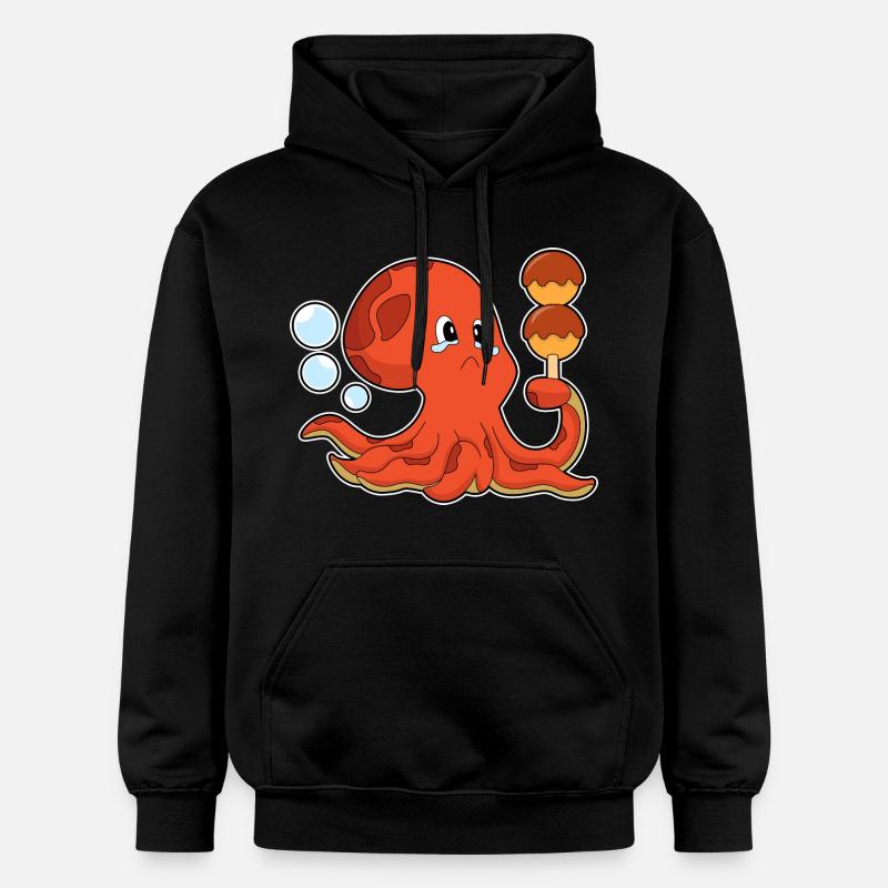 Poulpe Takoyaki - Sweat à capuche Softstyle® Gildan Unisexe - noir