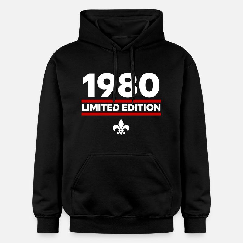 Édition limitée de 1980 - Sweat à capuche Softstyle® Gildan Unisexe - noir