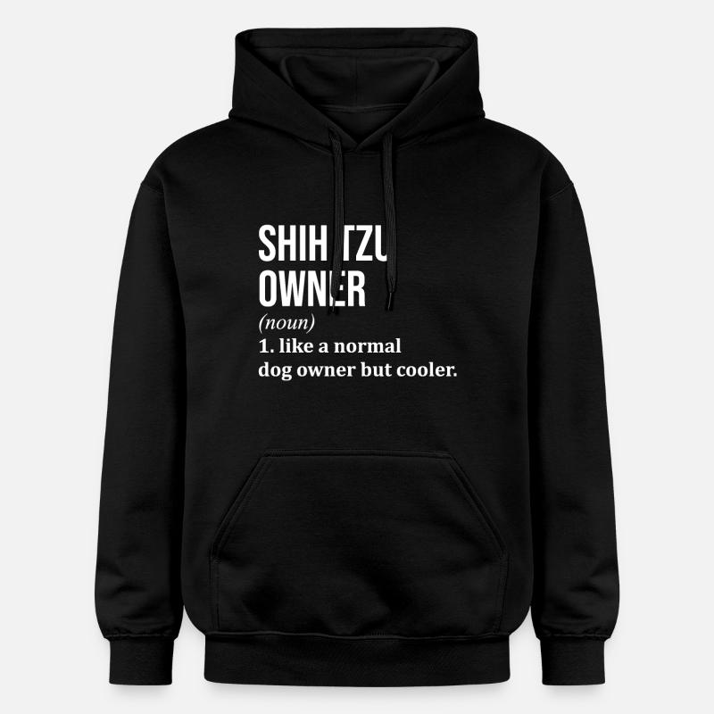 shih Tzu - Sweat à capuche Softstyle® Gildan Unisexe - noir