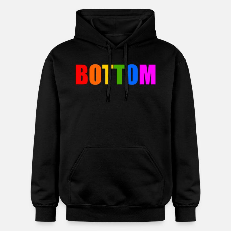 Bottom - Sweat à capuche Softstyle® Gildan Unisexe - noir