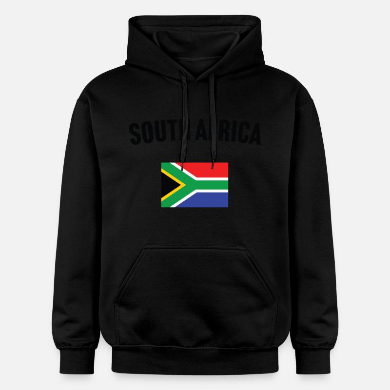 Drapeau de l’Afrique du Sud - Sweat à capuche Softstyle® Gildan Unisexe - noir