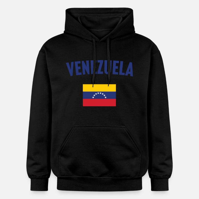 Drapeau du Venezuela - Sweat à capuche Softstyle® Gildan Unisexe - noir