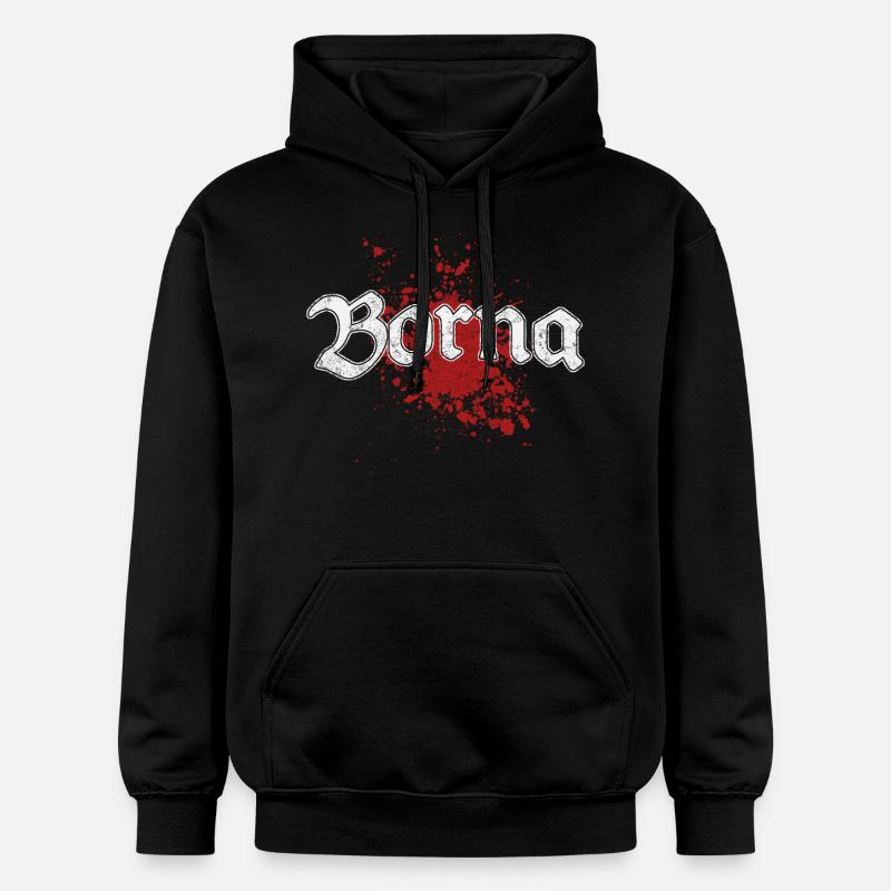 Borna - Sweat à capuche Softstyle® Gildan Unisexe - noir