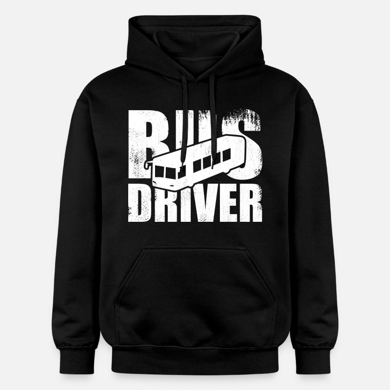 Chauffeur de bus - Sweat à capuche Softstyle® Gildan Unisexe - noir