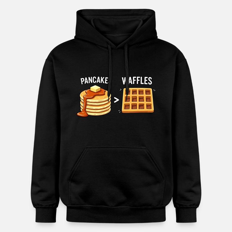 Crêpes sur gaufres - Sweat à capuche Softstyle® Gildan Unisexe - noir