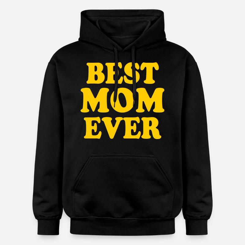 Best mom ever - Sweat à capuche Softstyle® Gildan Unisexe - noir