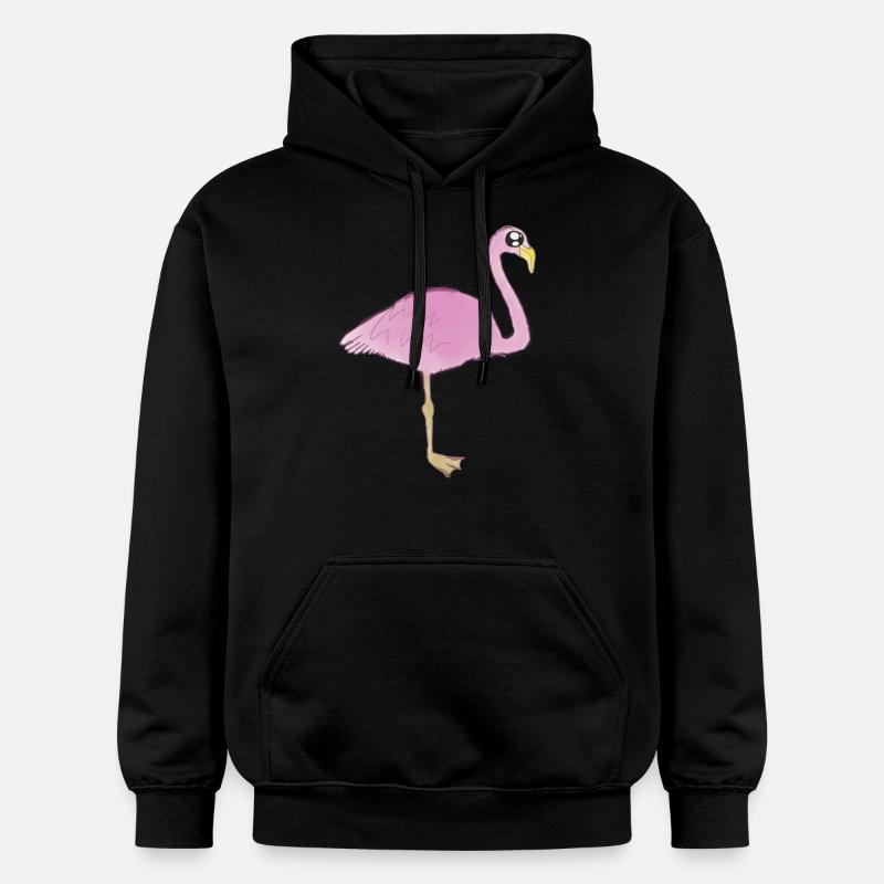 flamingo - Sweat à capuche Softstyle® Gildan Unisexe - noir