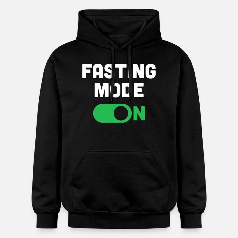 Mode de jeûne activé - Sweat à capuche Softstyle® Gildan Unisexe - noir
