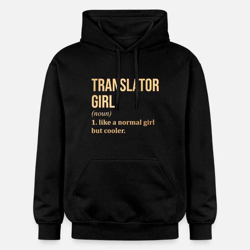 Translator - Sweat à capuche Softstyle® Gildan Unisexe - noir