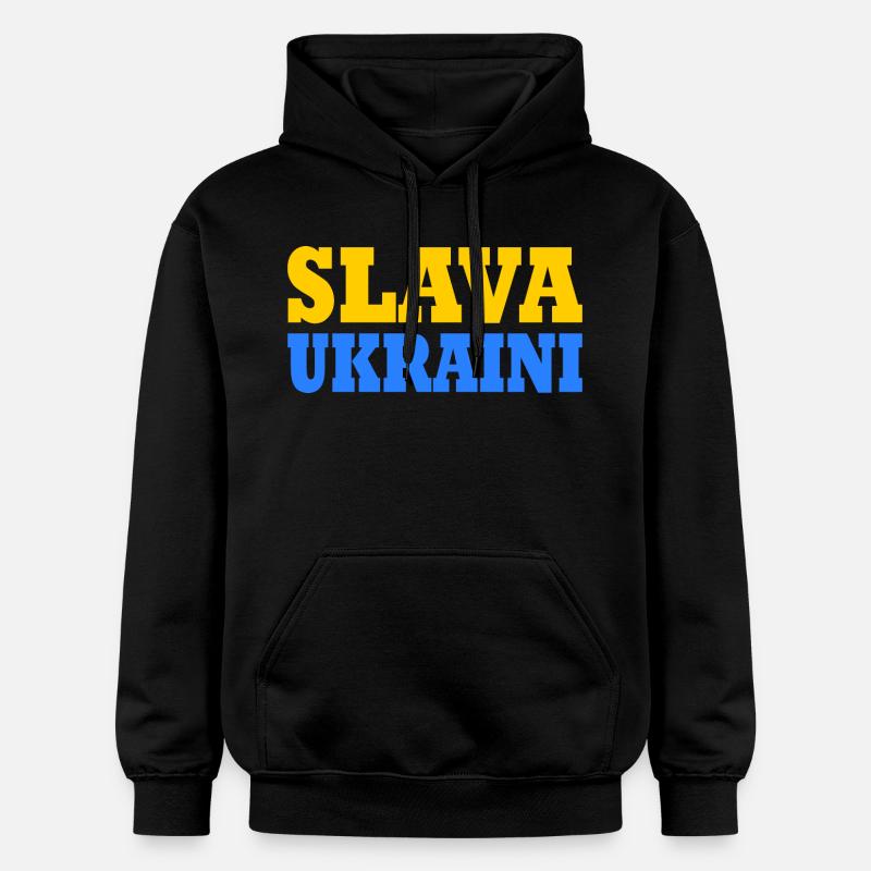 Slava ukraini - Sweat à capuche Softstyle® Gildan Unisexe - noir