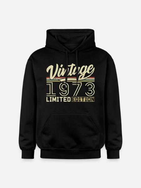 Legend since 1973 Born 1973 Birthday 51 years old - Gildan Unisex Softstyle® Midweight Hoodie - black