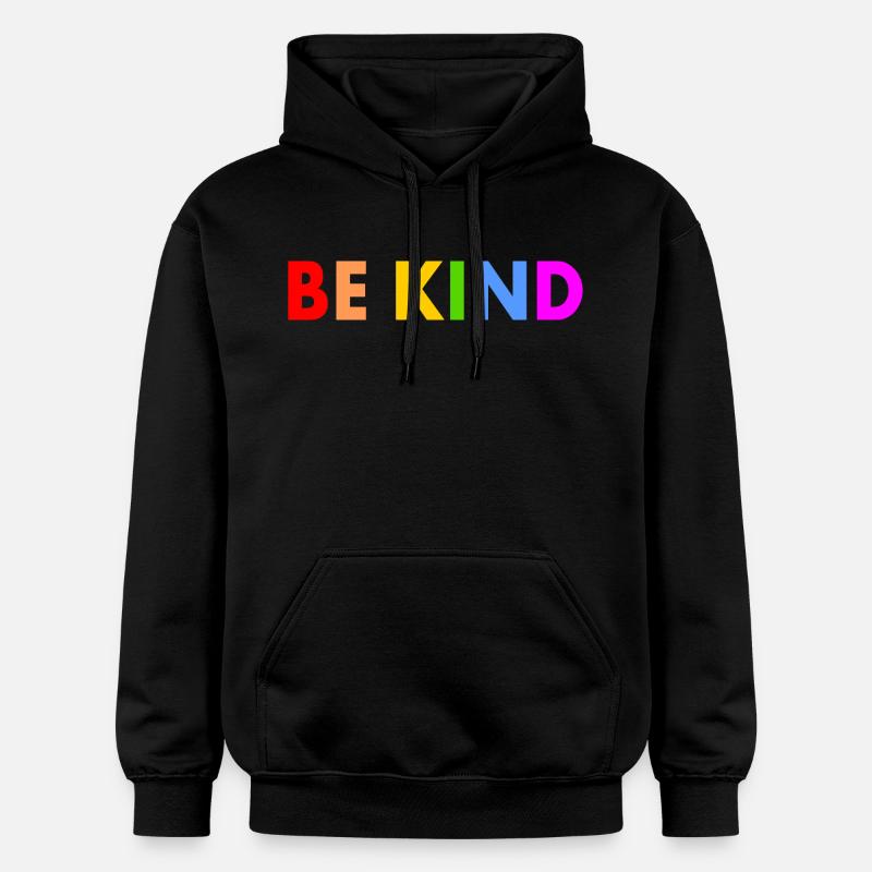 Be kind - Sweat à capuche Softstyle® Gildan Unisexe - noir