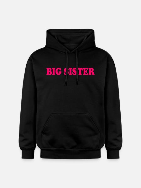 Big sister - Gildan Unisex Softstyle® Midweight Hoodie - Schwarz