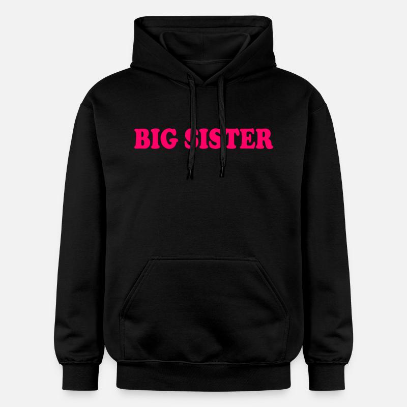Big sister - Sweat à capuche Softstyle® Gildan Unisexe - noir