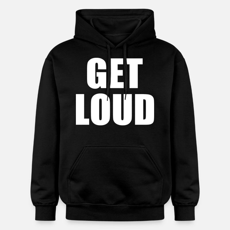 Get loud - Sweat à capuche Softstyle® Gildan Unisexe - noir