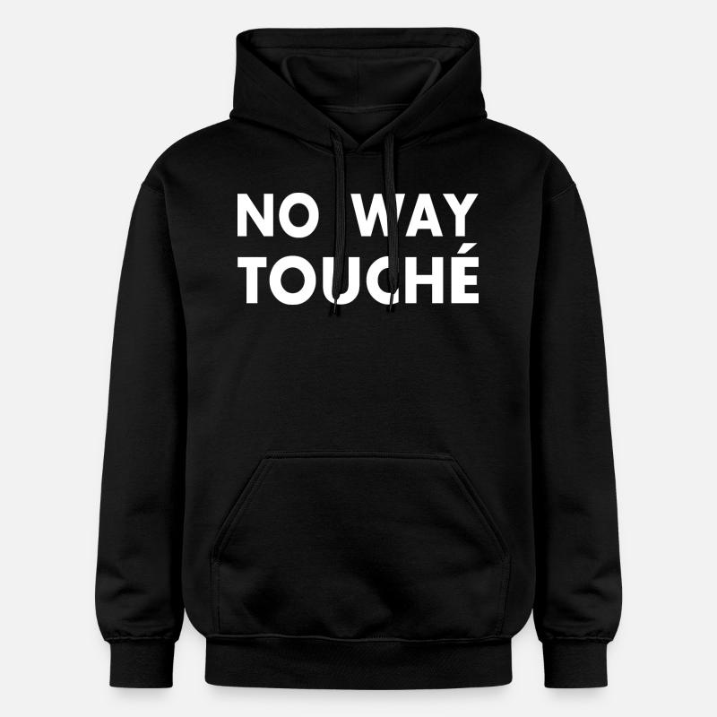 No way touché - Sweat à capuche Softstyle® Gildan Unisexe - noir
