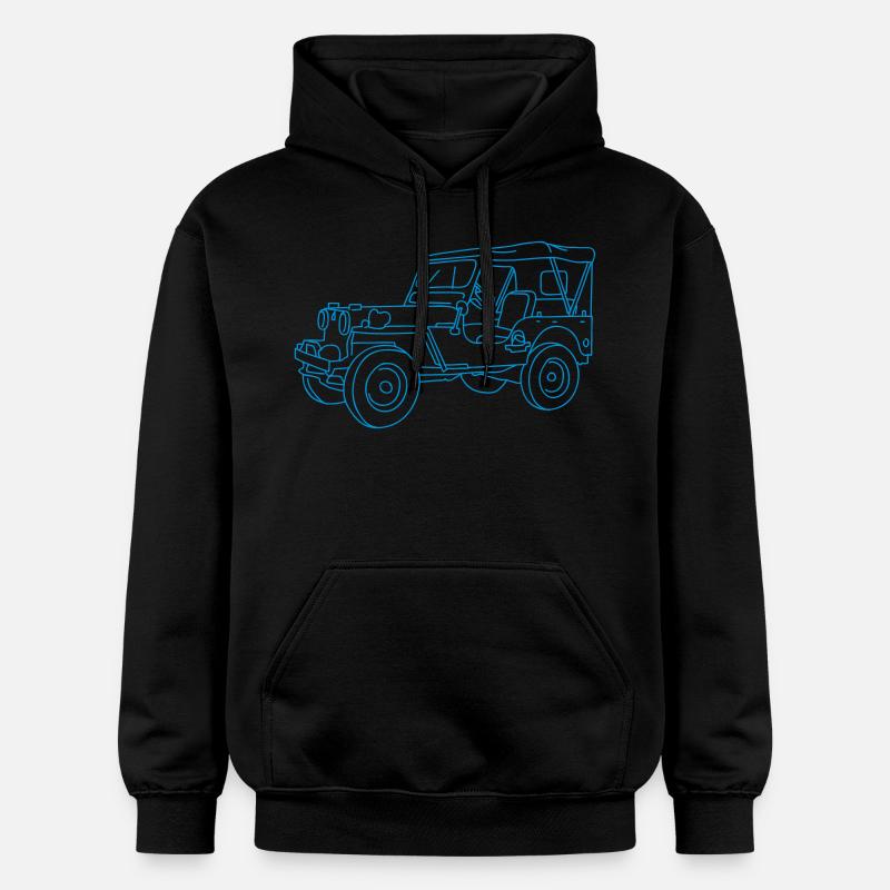 VUS - Sweat à capuche Softstyle® Gildan Unisexe - noir