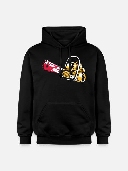 Chainsaw Partnershirt - Papa - Gildan Unisex Softstyle® Midweight Hoodie - black