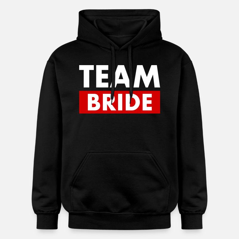 Team bride - Sweat à capuche Softstyle® Gildan Unisexe - noir