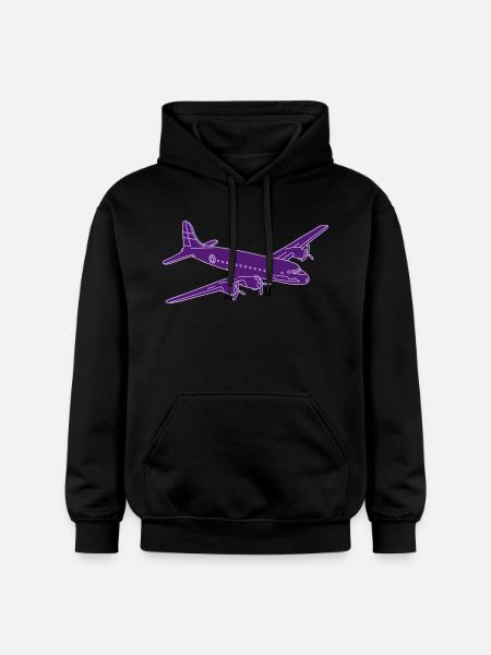 Airplane 2 - Gildan Unisex Softstyle® Midweight Hoodie - black