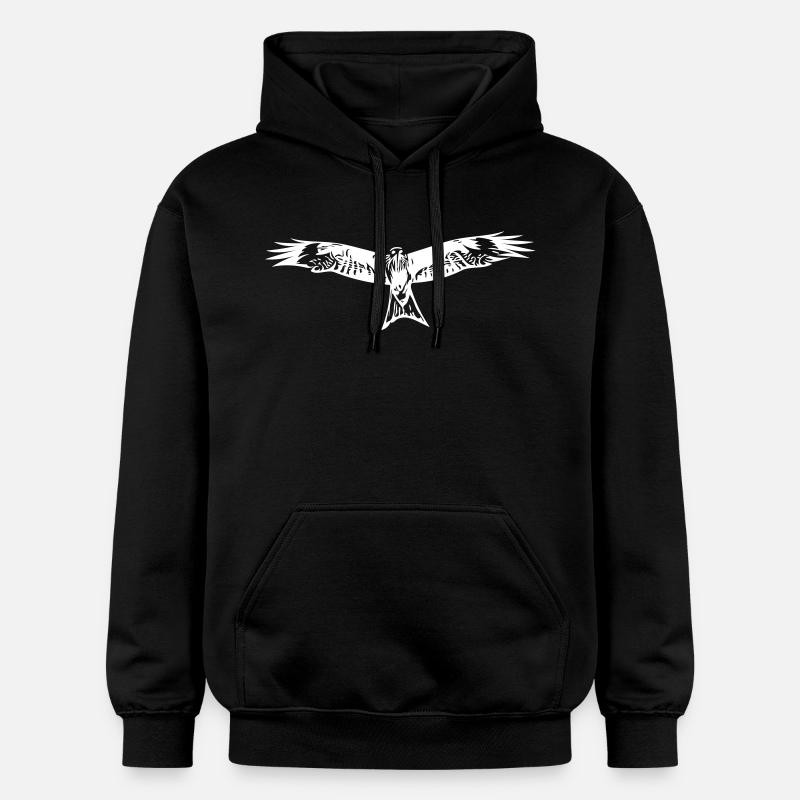 faucon - Sweat à capuche Softstyle® Gildan Unisexe - noir