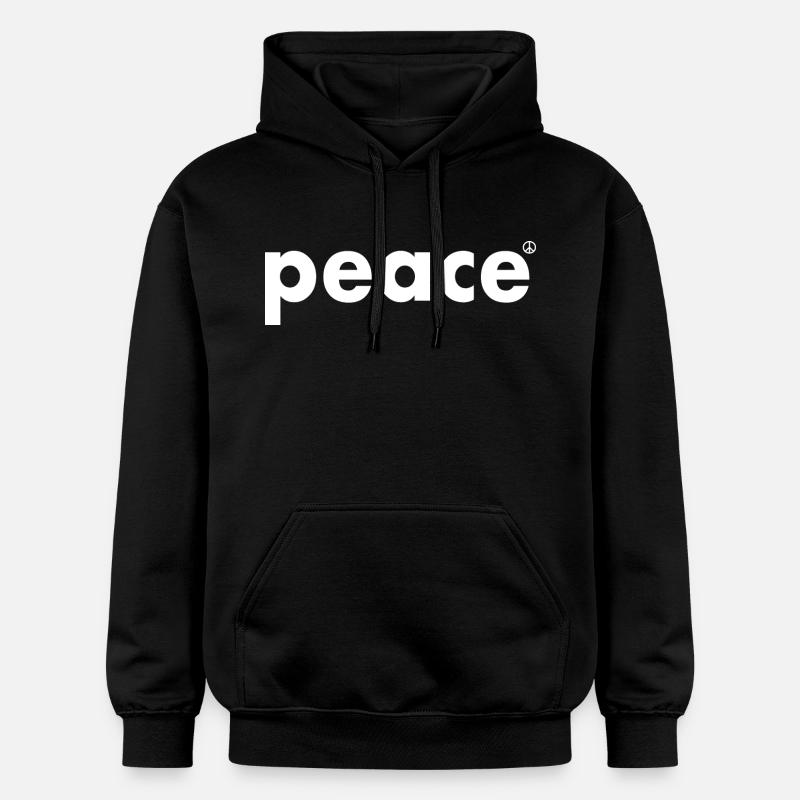 Peace - Sweat à capuche Softstyle® Gildan Unisexe - noir