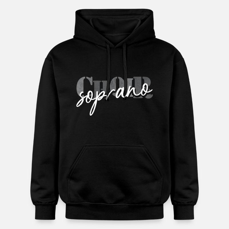 Chorale Chanteuse soprano - Sweat à capuche Softstyle® Gildan Unisexe - noir