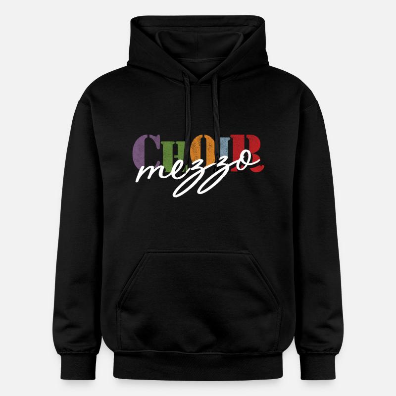 Chorale - Chanteuse mezzo-soprano - Sweat à capuche Softstyle® Gildan Unisexe - noir