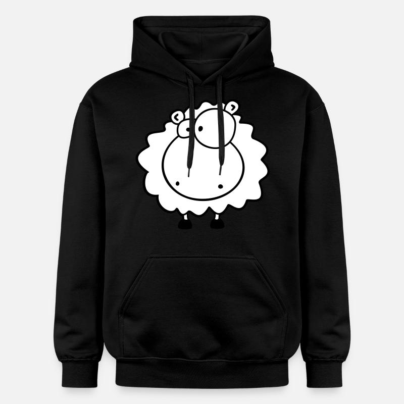 Kleines kuschel Schäfchen - Gildan Unisex Softstyle® Midweight Hoodie - Schwarz