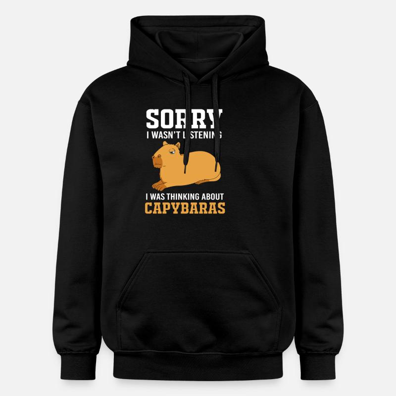 Capybara Capibara - Sweat à capuche Softstyle® Gildan Unisexe - noir