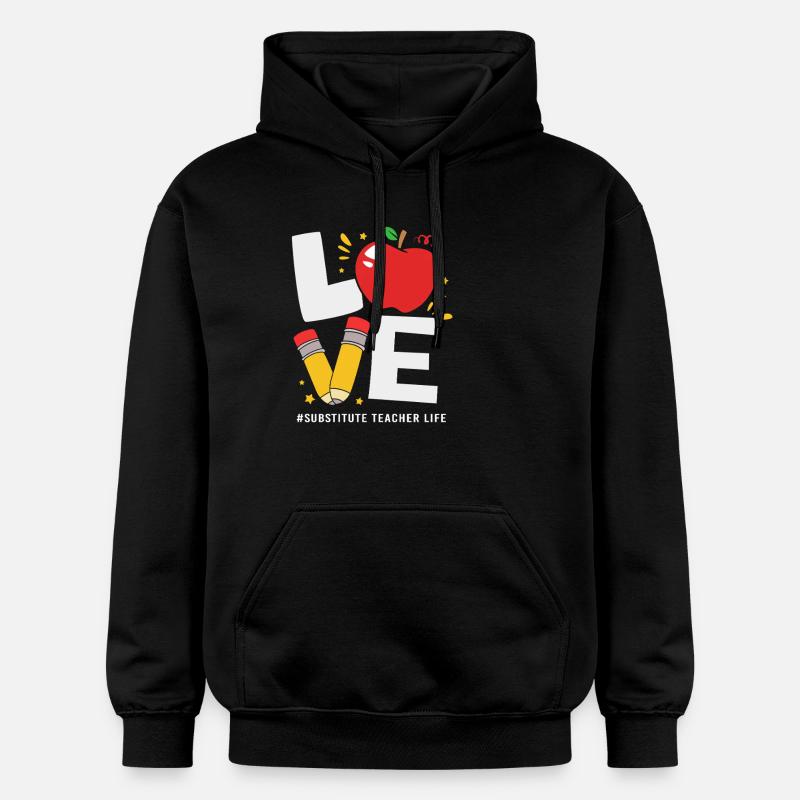 Enseignant suppléant Enseignant suppléant - Sweat à capuche Softstyle® Gildan Unisexe - noir