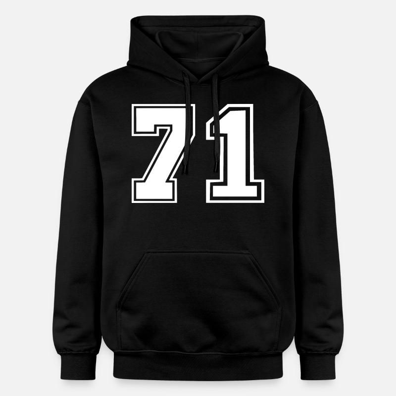 71 - Sweat à capuche Softstyle® Gildan Unisexe - noir