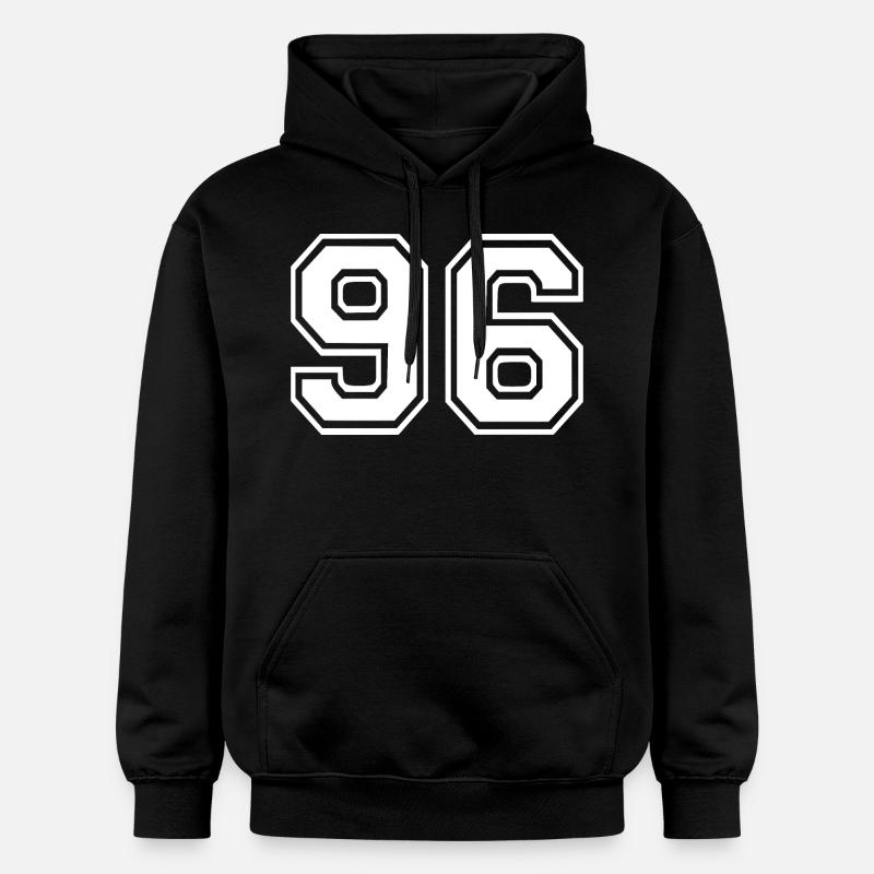 96 - Sweat à capuche Softstyle® Gildan Unisexe - noir