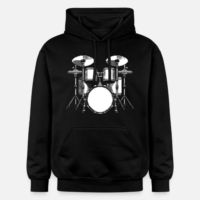 Graphiques de batterie - Sweat à capuche Softstyle® Gildan Unisexe - noir