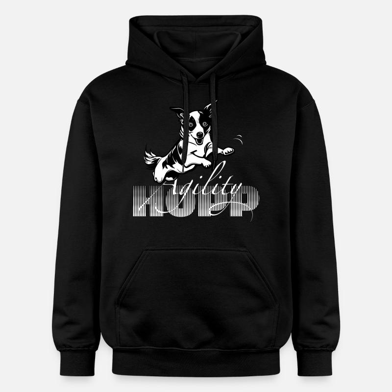 Hopp -Agilité - Sweat à capuche Softstyle® Gildan Unisexe - noir